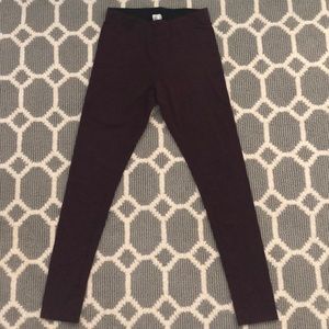 Maroon Garage Leggings